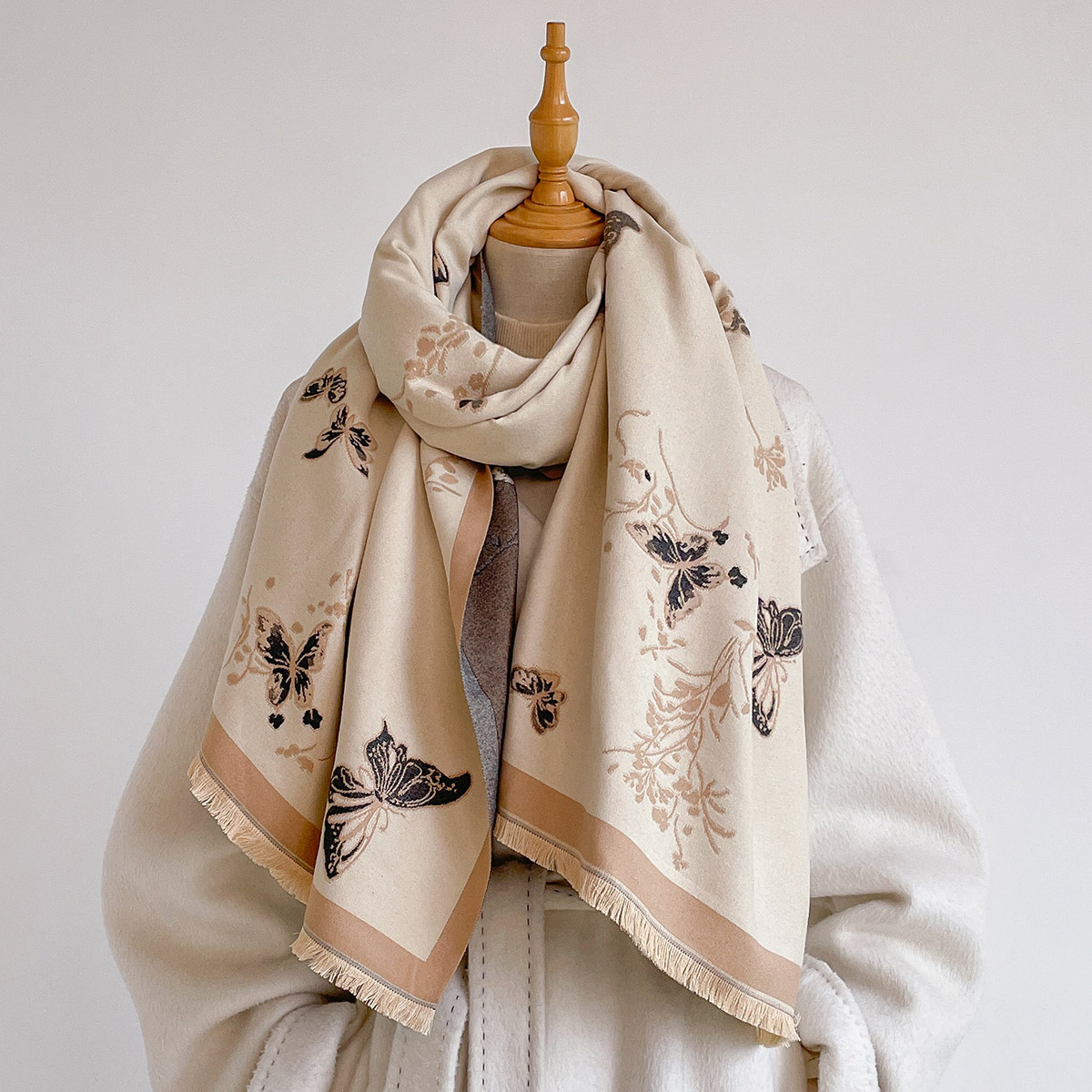 Women Imitation Cashmere Scarf - огляд і ціна Woven Scarf Blanket