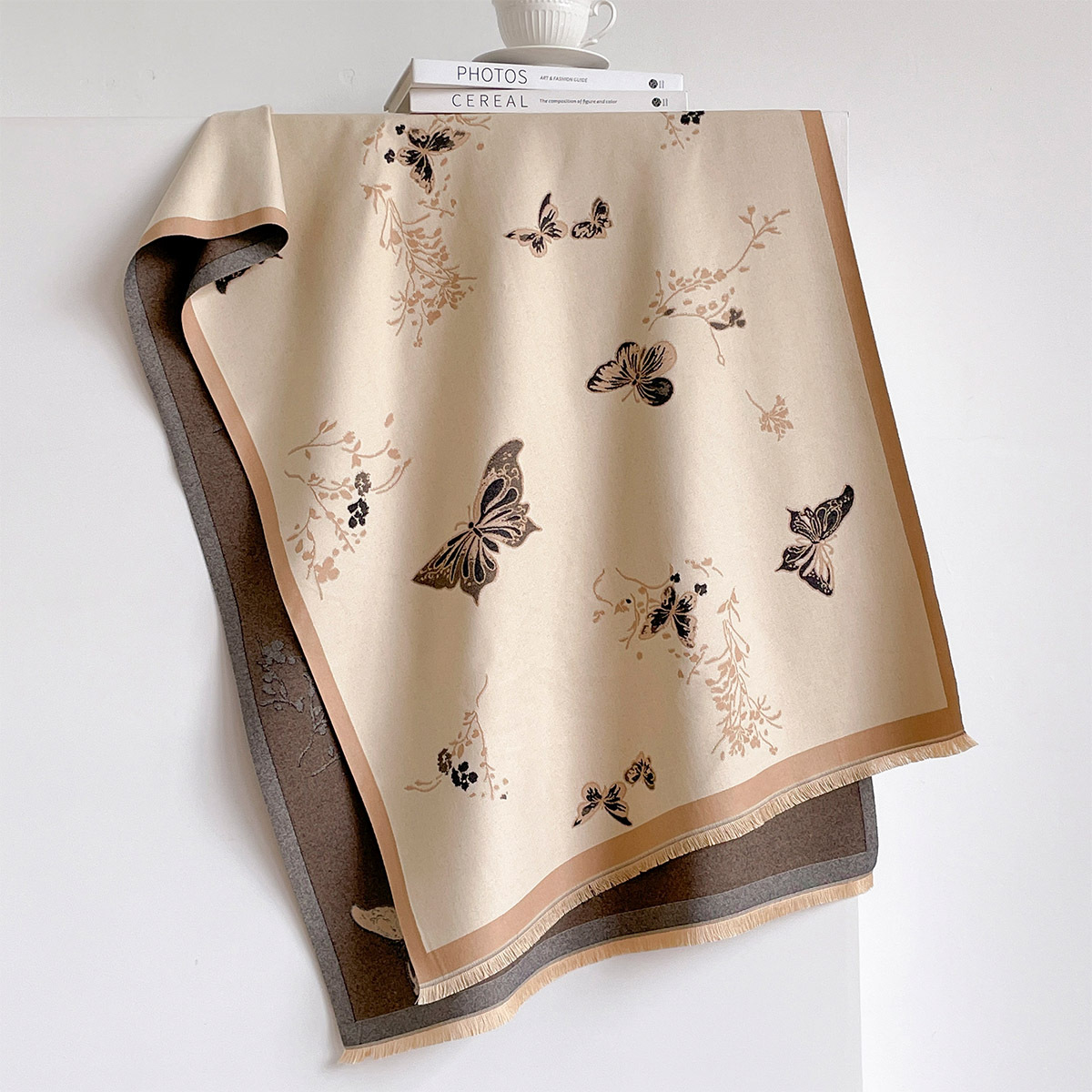 Women Imitation Cashmere Scarf - огляд і ціна Woven Scarf Blanket