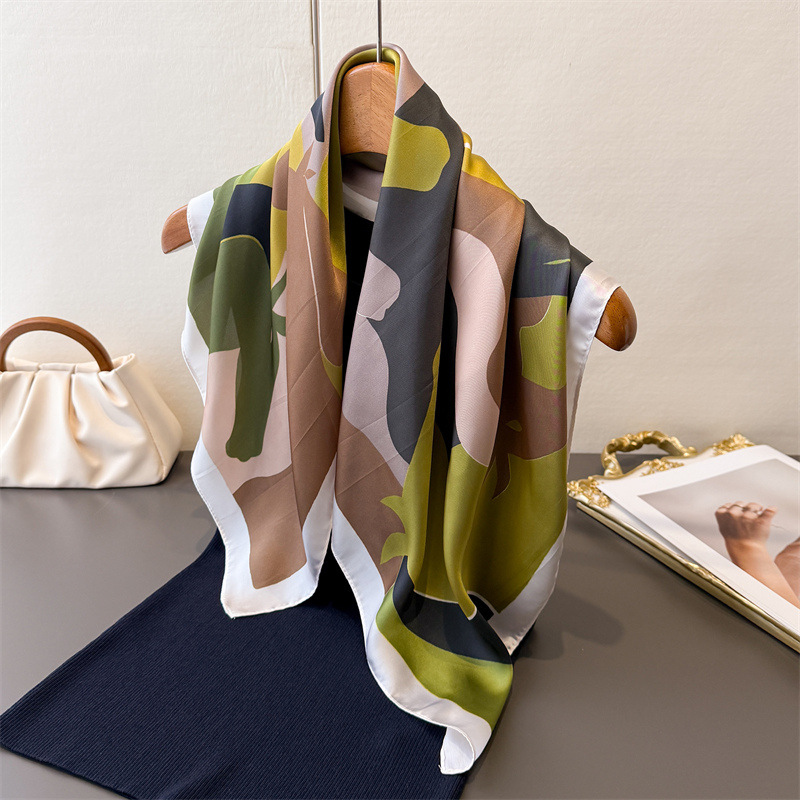 2026 New Women Square Scarf Im - огляд і ціна Scarf Silk Square