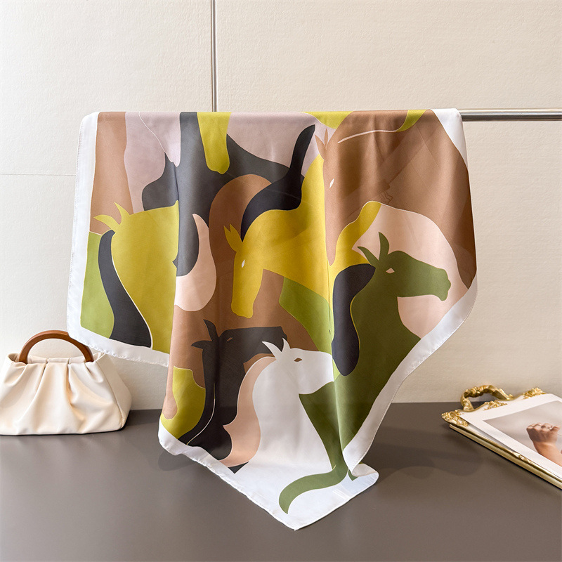 2026 New Women Square Scarf Im - огляд і ціна Scarf Silk Square