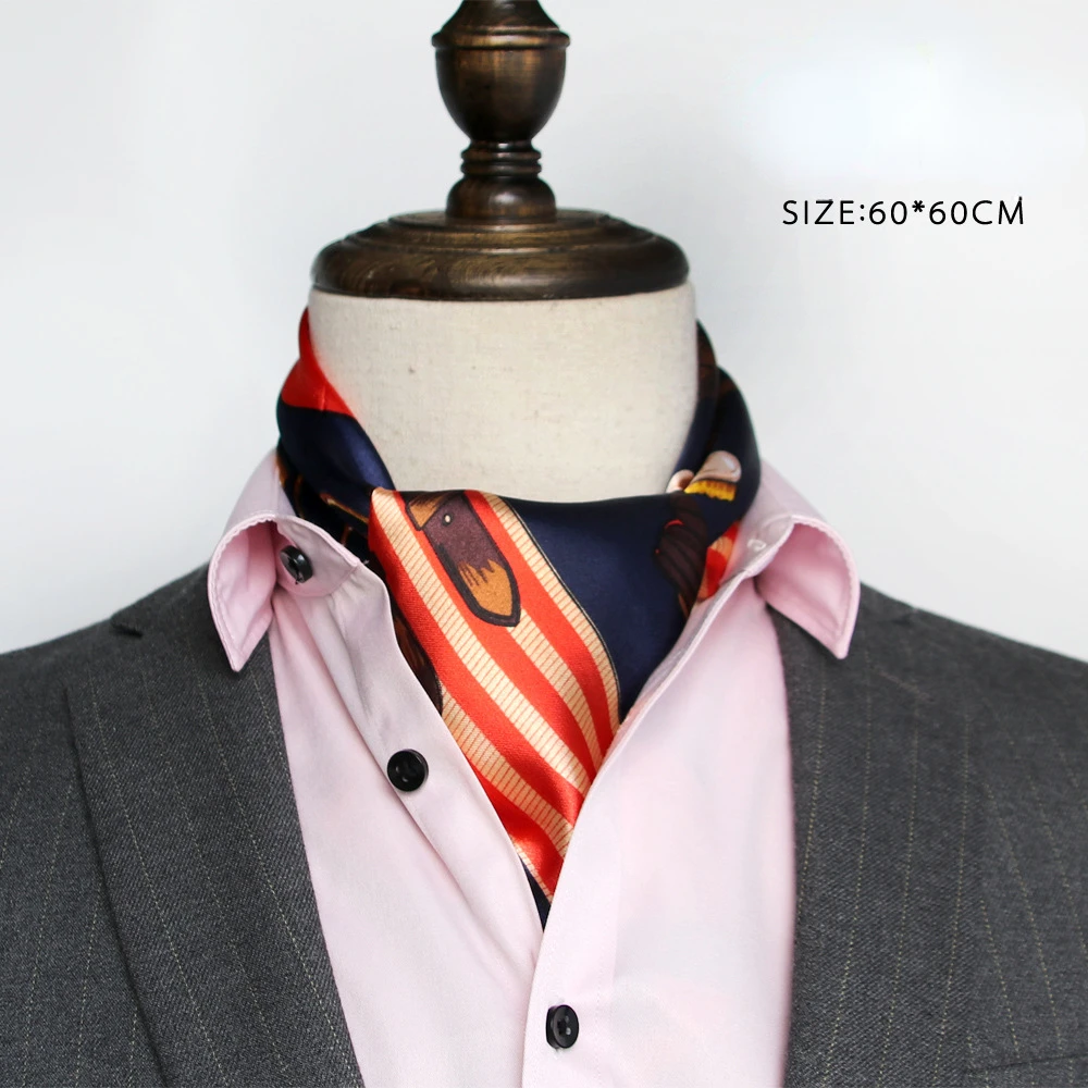 British Men's Silk Scarf Small - огляд і ціна Scarf Silk Square